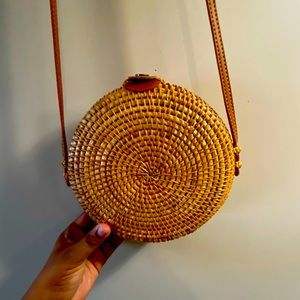 Woven Cross-body Bag